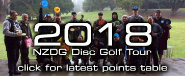 Click here for this year's New Zealand Disc Golf Tour Points Table