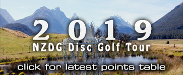 Click here for this year's New Zealand Disc Golf Tour Points Table